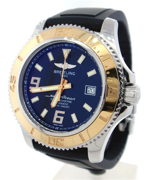 c17391 breitling|Breitling superocean 44 rubber strap.